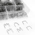 1300PCS Hot Staples Plastic Welder Staples Kit,6 Kinds of Automotive Plastic Repair Machine Welding Staples for All Cars, 0.6 0.8 mm Bumper Repair...