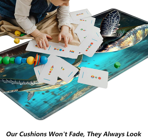 for TCG Card Mat Playmat Mouse pad, 23.6 x 13.8 inch Game Mat for MTG RPG CCG Trading Card Game Playmats Table Mat Perfect for Card Games Video Ga...