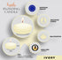 HYOOLA Premium Ivory Floating Candles 1.75 Inch - 3 Hour - 20 Pack - European Made...