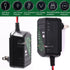 12 Volt Battery Charger 750mA Automatic Battery maintainer trickle Battery Charger Smart Float Charger for Automotive car Motorcycle Lawn Mower Bo...