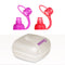 ChooMee SoftSip Food Pouch Tops | Red Purple + White Travel case | Prevent Spills and Protect Childs Mouth...