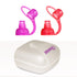 ChooMee SoftSip Food Pouch Tops | Red Purple + White Travel case | Prevent Spills and Protect Childs Mouth...