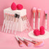 DUAIU Professional Makeup Brushes Set 16PCS Marble Handle with 4PCs Sponge Blenders Foundation Brushes Eyeshadow Brush Lip Brush Silicone Face Mas...