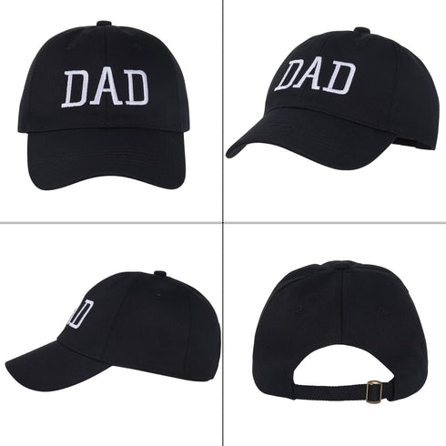 Mom and Dad Hats Adjustable Embroidered Baseball Cap for Couples Parents Fathers Black...