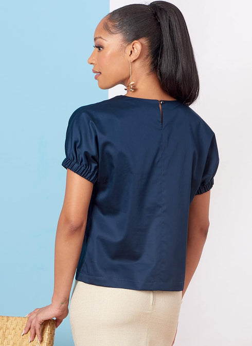 Butterick Misses' Asymmetrical Neckline Top Sewing Pattern Kit, Design Code B6875, Sizes 6-8-10-12-14...