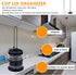 2 Packs Revolutionary Tumbler Lid Organizer, Slim Vertical Storage for Up to 10 Lids, Clutter-Free Kitchen Cabinets and Countertops Organization?W...