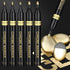 Liquid Gold Chrome Markers, Supper Golden Metallic Paint Pens, Reflective Gloss Permanent Mirror Markers for Model Repairing, Resin Metal Glass Pl...
