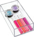 iDesign Clarity Plastic Drawer Organizer for Vanity, Countertop, Bathroom, Kitchen and Cabinet Storage, 8" x 4" x 2", Clear...