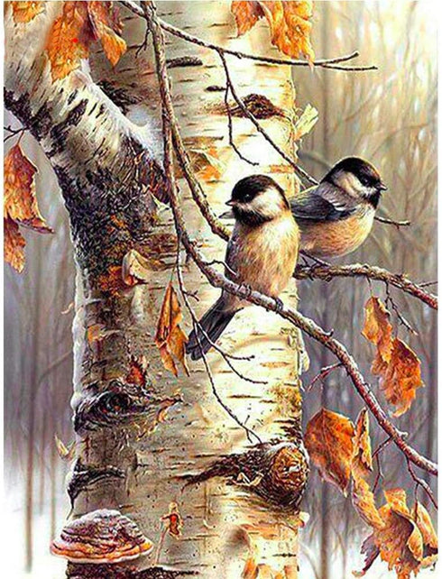 LVIITIS DIY 5D Diamond Painting Arts Sparrow Bird Kits for Adults Full Round Drill, Paintings Embroidery Pictures Craft for Home Wall Decor?5D Pai...