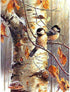 LVIITIS DIY 5D Diamond Painting Arts Sparrow Bird Kits for Adults Full Round Drill, Paintings Embroidery Pictures Craft for Home Wall Decor?5D Pai...