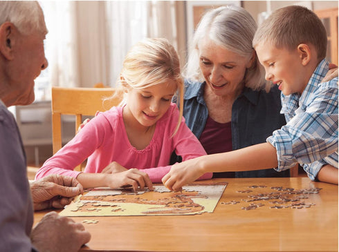 500 Piece Wood Puzzle for Adults, Halloween, Christmas, Easter Puzzles (Dd3)...