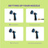Hose Nozzle Heavy Duty Hose Sprayer With 10 Adjustable Watering Patterns. Thumb Control Design, Comfortable Ergonomic Grip, Garden Hose Nozzle for...