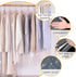 10Pcs (24 x 36 In) Clear Plastic Clothes Covers, Dry Cleaners Bags Hanging Dust-proof Clothing Protector Covers Garment Bags for Home Storage Clot...