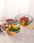 Wire Fruit Basket Fruit Bowl Kitchen Fruit Basket Stand Fruit Bowls for the Counters Metal Fruit Bowl(Low Black)...