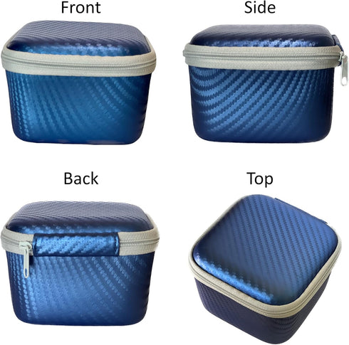 Insulin Fridge Holder Storage Case Organizer - Fits Standard 10ml U-100 Vials - Safe, Snug, Secure Vial Protector (Blue)...