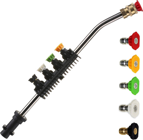 M MINGLE Pressure Washer Wand Extension with Adapter, Replacement Lance, Only Compatible Karcher K2, K3, K4, K5, K6, K7, 15 Inch...