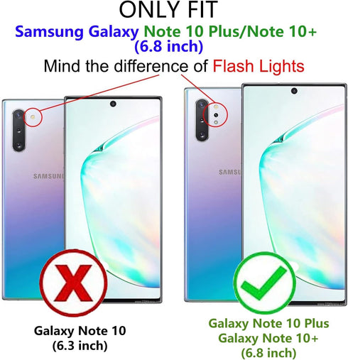 Military Grade Drop Impact for Samsung Galaxy Note 10 Plus Case 5G Metal Rotating Ring Kickstand Holder Magnetic Car Mount Armor Shockproof Case f...