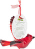 Department 56 Acrylic Christmas Basics Cardinal Bird Hanging Ornament, 3.125 Inch, Red...
