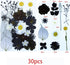 Cayway 2 Pack Dried Pressed Flowers for Resin Molds, Black Real Pressed Flowers Dry Leaves Kit Natural Dried Pressed Leaves for Art Crafts Resin S...