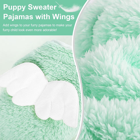 Small Dog Pajamas Dog Clothes for Small Dogs Girl Boy Fleece Small Dog Sweater Dog Pajamas Small Sized Dog Pet Clothes Puppy Sweater Dog Pjs Onesi...