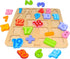 Wooden Number Puzzle Toys, ABC Letter & Number Puzzle for Toddlers 1 2 3 Year Old, Preschool Learning Toys for Kids, Educational Name Puzzle Gift ...