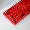 114 Keys Transparent Keycaps PC Cherry Profile Red Crystal Keycap Set Fit for Cherry Mx Switches Mechanical Keyboard...