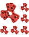 QWORK Pneumatic Quick-Disconnect Lockout, Pack of 6 - Suitable for 1/4", 3/8", 1/2" Male Connectors...