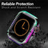 Compatible with Apple Watch Case 44mm SE SE2 Series 6/5/4 Bling Crystal Diamonds Rhinestone Bumper Cover for Women, Hard PC Protective Frame for i...