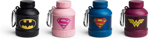Justice League Protein Powder Storage Container 50g Protein Shaker Bottle Funnel – 110ml BPA Free Wonder Woman Gifts DC Comics Protein Shakes Bo...