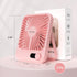 Desk Fan Battery Operated, USB Rechargeable Fan, 2400 mAh 180° Quiet Personal Fan With Power Display, 100 Speeds Adjustable Table Fan for Desktop,...