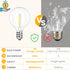 Svater Outdoor String Lights LED 25 FT, Patio Globe Lights with 12+1 Plastic G40 Bulbs, Waterproof Dimmable Hanging Light for Outside Backyard Bis...