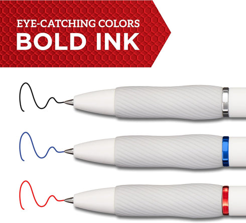 SHARPIE S-Gel, Gel Pens, Medium Point (0.7mm), White Barrel, Assorted Ink Colors, 4 Count...
