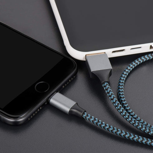 iPhone Charger, Sundix 3Pack 9ft Lightning Cable iPhone Charger Cable Nylon Braided Charging Cord Compatible iPhone 14/13/12/12Pro/12ProMax/11/11P...