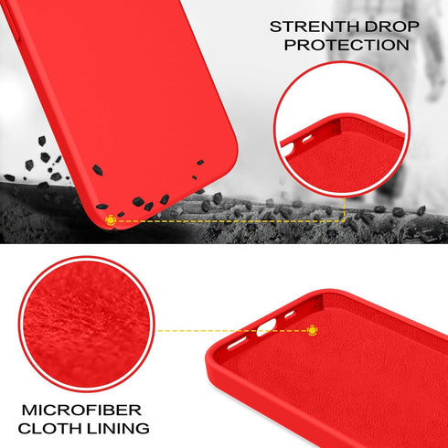 VENINGO iPhone 13 Case,Phone Case for iPhone 13,Slim Fit Liquid Silicone Soft Gel Rubber Lightweight Microfiber Lining Shockproof Anti-Scratch Pro...