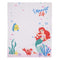 Disney Ariel The Little Mermaid White Mermaid Life Super Soft Photo Op Baby Blanket...