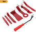 GOOACC 8PCS Auto Trim Scratch Removal Tool Car Audio Dash Panel Window Molding Fastener Remover Tool Kit-Red...