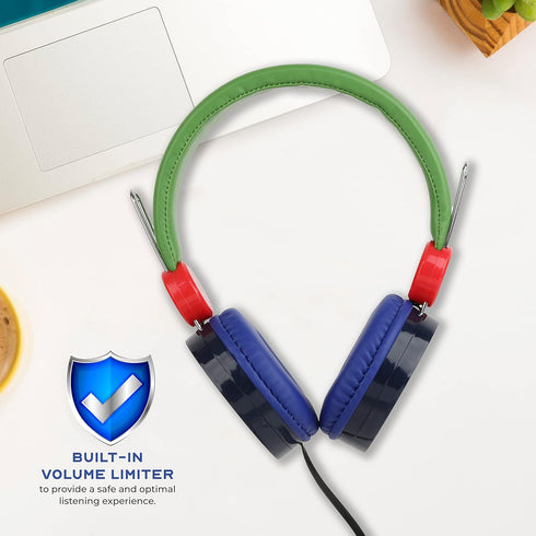 PJ Masks Over The Ear Headphones HP1-01057 | Soft and Cushioned Ear Pieces to Fit Any Size, Adjustable Headband Headphones, Great Sound, Volume Li...
