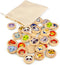 Ulanik Wild Animals Matching Memory Game for Toddlers Age 3 + Year Old Preschool Wooden Board Games for Kids 4-8 Learning & Education Toys — 30 ch...