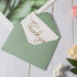 50 Pieces Sage-Green A7 Envelopes Greeting Card Envelopes 5.24 x 7.24 Inches for 5 x 7 Wedding Invitation Cards, Greeting Cards, Birthday Baby Sho...