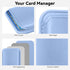 Magnetic Wallet Cell Phone Card Holder for Phone Case with Mag-Safe, Stronger Magnetic RFID Leather Phone Wallet Stick on Series of iPhone 15/14/1...
