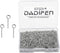 304 Stainless-Steel Eye Pins for Jewelry Making Silver Head Pins 24 Gauge 0.6x15mm 800pcs/Box Open Eye Pins for DIY Making Earring Necklace Bracel...