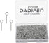 304 Stainless-Steel Eye Pins for Jewelry Making Silver Head Pins 24 Gauge 0.6x15mm 800pcs/Box Open Eye Pins for DIY Making Earring Necklace Bracel...