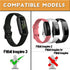 Inspire 3 Bands Compatible with Fitbit Inspire 3 Bands for Men Women, Soft Silicone Sport Wristband Strap Band Bracelets for Inspire 3 (Small:5.5"...