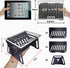 Charcoal Grill, Small BBQ Grill Portable Lightweight smoker Grill, Barbecue Grill desk Tabletop Outdoor Grill for Camping Picnics Garden Beach Par...