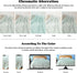 NEWCOSPLAY Super Soft Throw Blanket Mint Premium Silky Flannel Fleece Leaves Pattern Lightweight Bed Blanket All Season Use (Mint, Throw(50"x60"))...