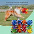 Dog Snuffle Ball, Chew Enrichment Toys for Large Medium Small Dog and Puppies, Slow Feeder Dog Treat Dispenser Puzzle Stimulation Toys Cloth Strip...