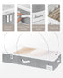 StorageWorks Under Bed Storage Containers with Handles and Label Holder, 2 Pack Ultra-thick Fabric Underbed Bins, Closet Organizer for Clothes, Bl...