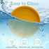 Silicone Cat Food Bowl Set of 2 Shallow Cat Food Dish 7in Wide Cat Plates Relief Whisker Fatigue Pet Feeding Bowls for Kittens Puppy Dog Non Slip ...