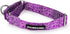Stylish Camouflage Floral Printed Dog Collar - Adjustable Collar for Small and Medium Large Dogs (M, Purple)...