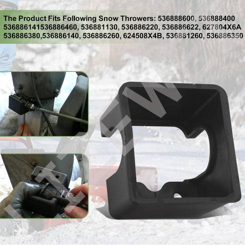585195MA Snow Blower Chute Control Worm Gear Bracket Compatible with Murray & Craftsman Gas Snow Blowers 536888600, C950-52005-0, F2814-000, C950-...